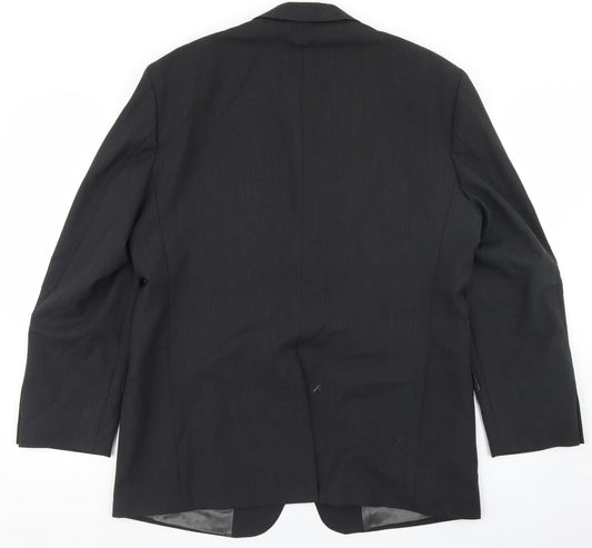 Marks and Spencer Mens Grey  Polyester Jacket Blazer Size 42