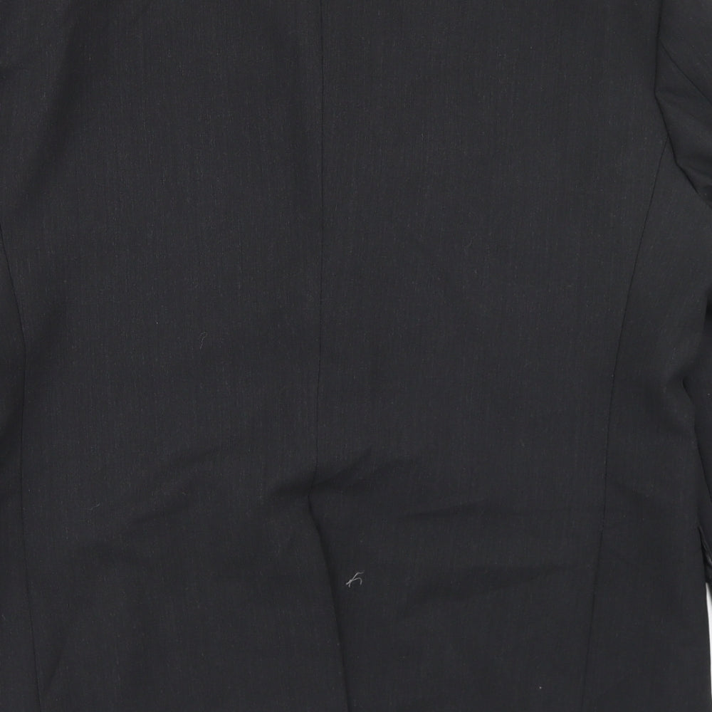 Marks and Spencer Mens Grey  Polyester Jacket Blazer Size 42