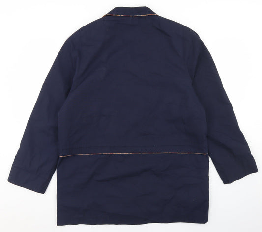 Compliments Womens Blue   Jacket  Size 14  Button