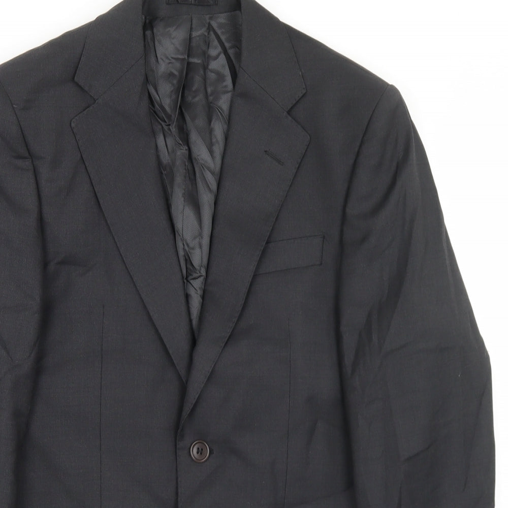 Lanificio Mens Grey  Wool Jacket Blazer Size 36