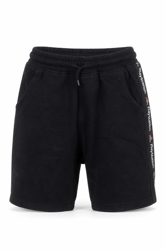 NEXT Boys Black  100% Cotton Sweat Shorts Size 9 Years  Regular Drawstring - Playstation