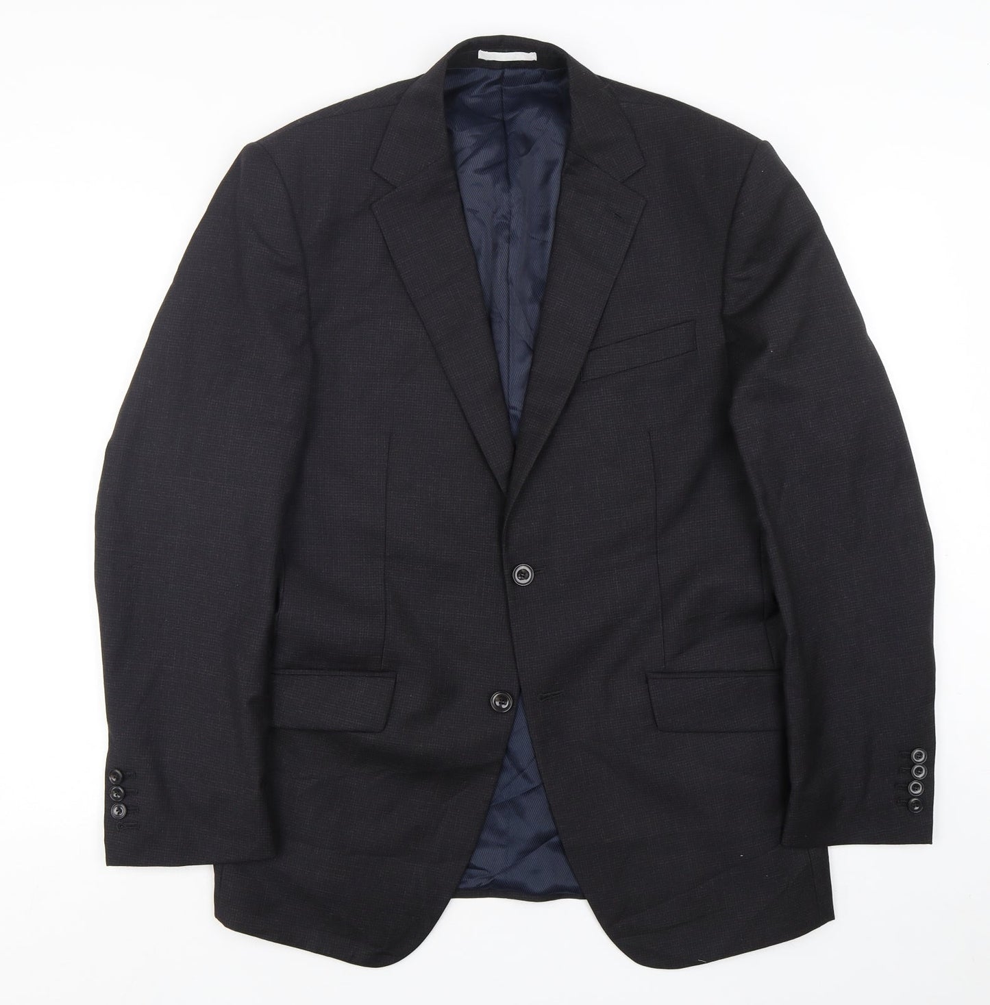Marks and Spencer Mens Black  Wool Jacket Suit Jacket