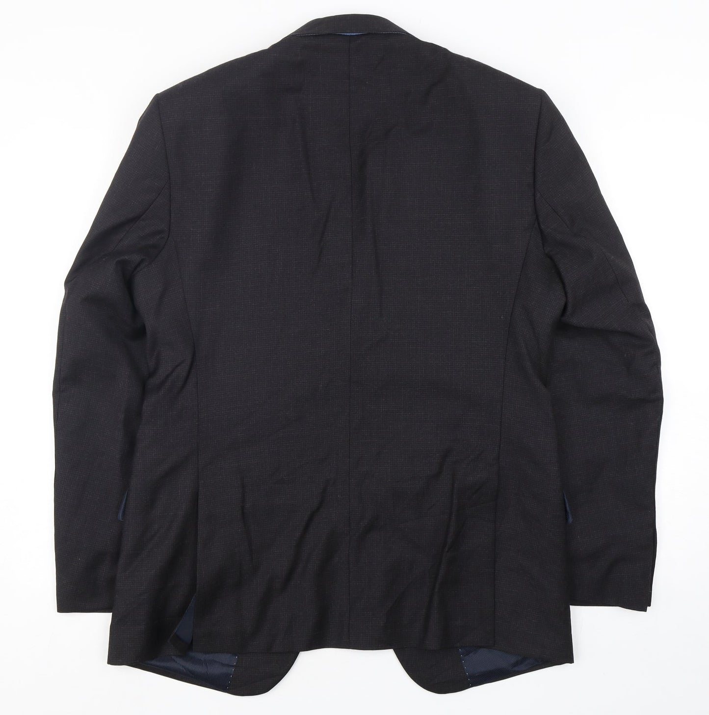 Marks and Spencer Mens Black  Wool Jacket Suit Jacket