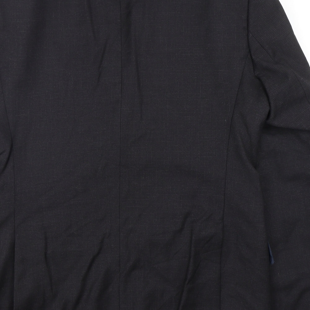 Marks and Spencer Mens Black  Wool Jacket Suit Jacket