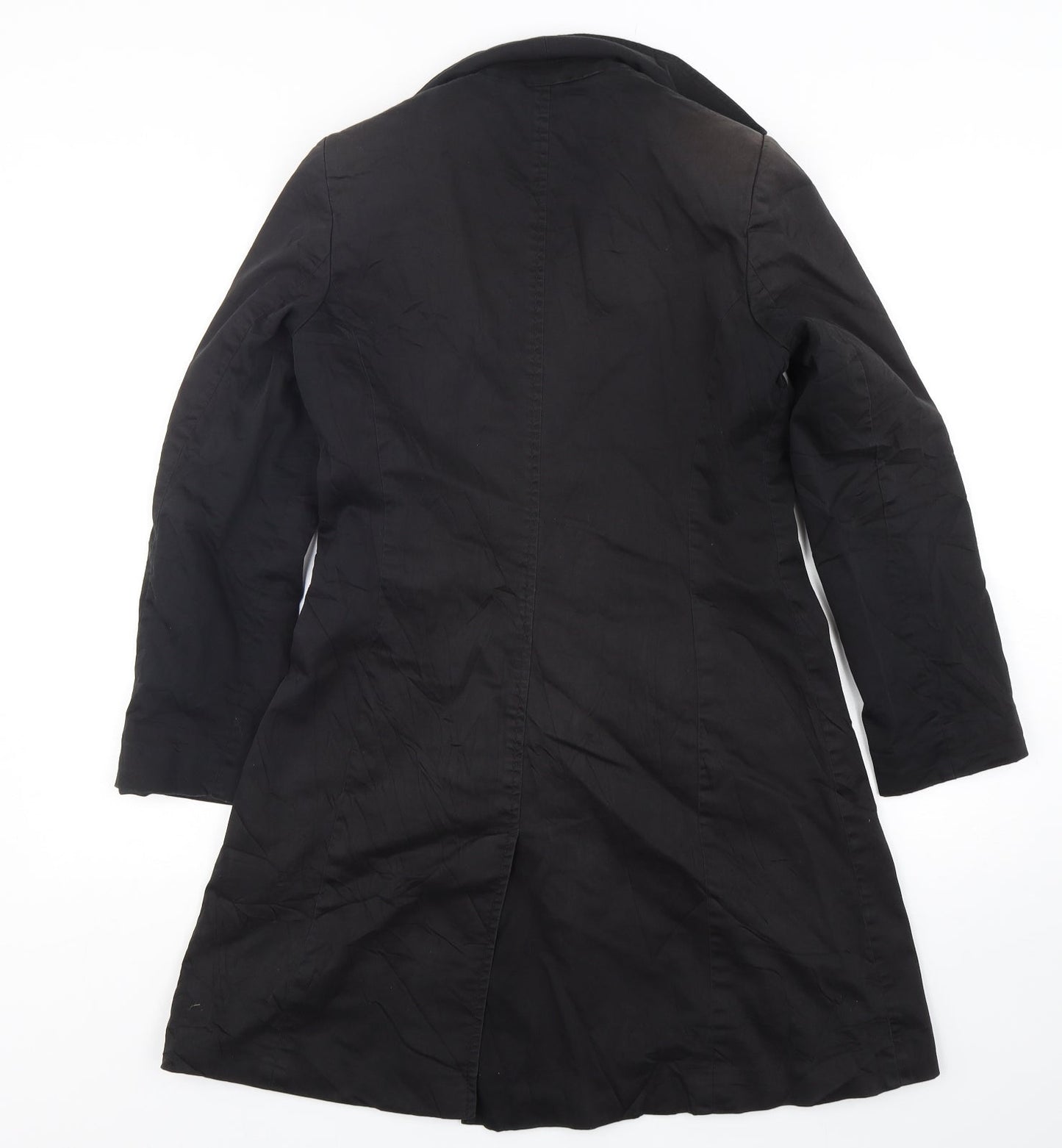 South Womens Black   Overcoat Coat Size 10