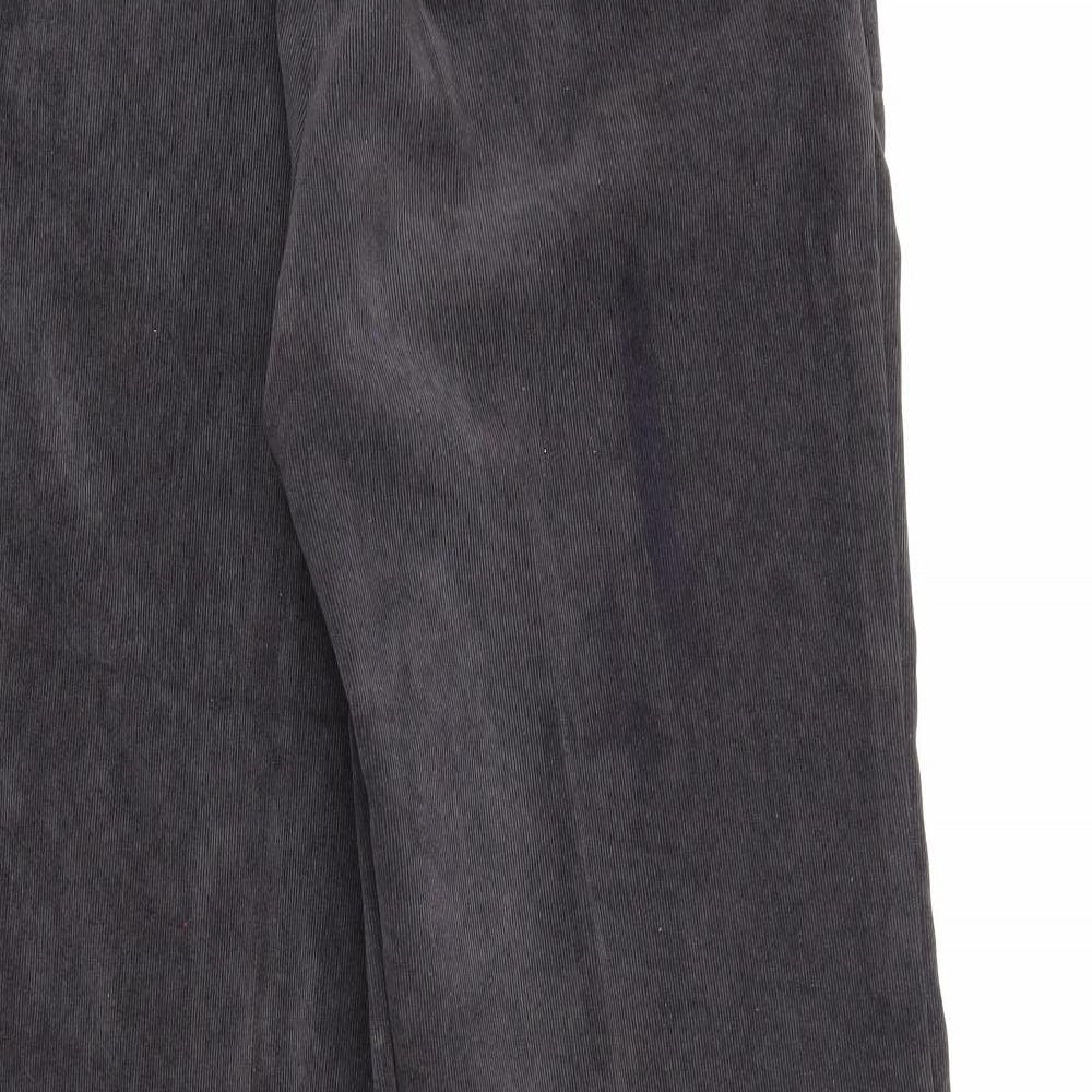Afibel Womens Purple  Polyester Trousers  Size 10 L25 in Regular
