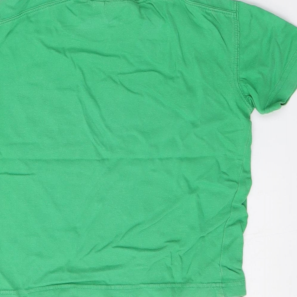 Northern Ireland Football Boys Green  Cotton Basic T-Shirt Size 2-3 Years Round Neck