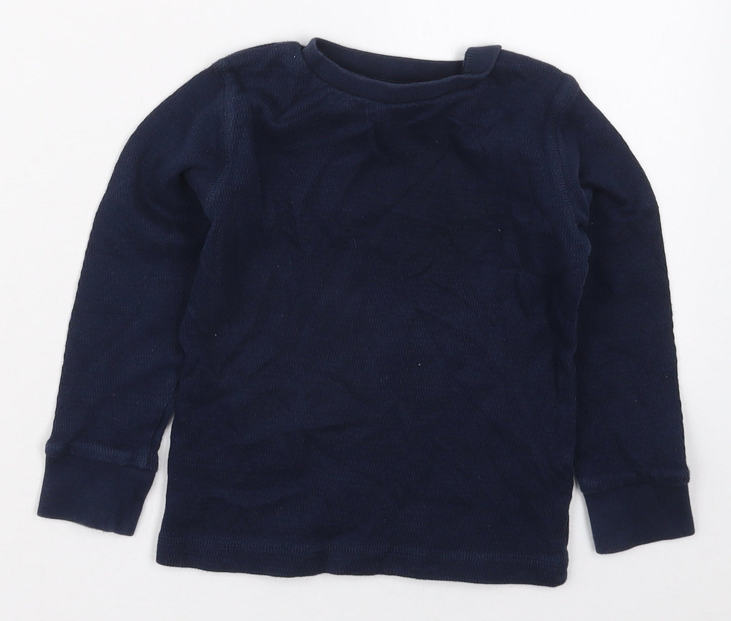 NEXT Boys Blue  Cotton Pullover Sweatshirt Size 3 Years  Pullover