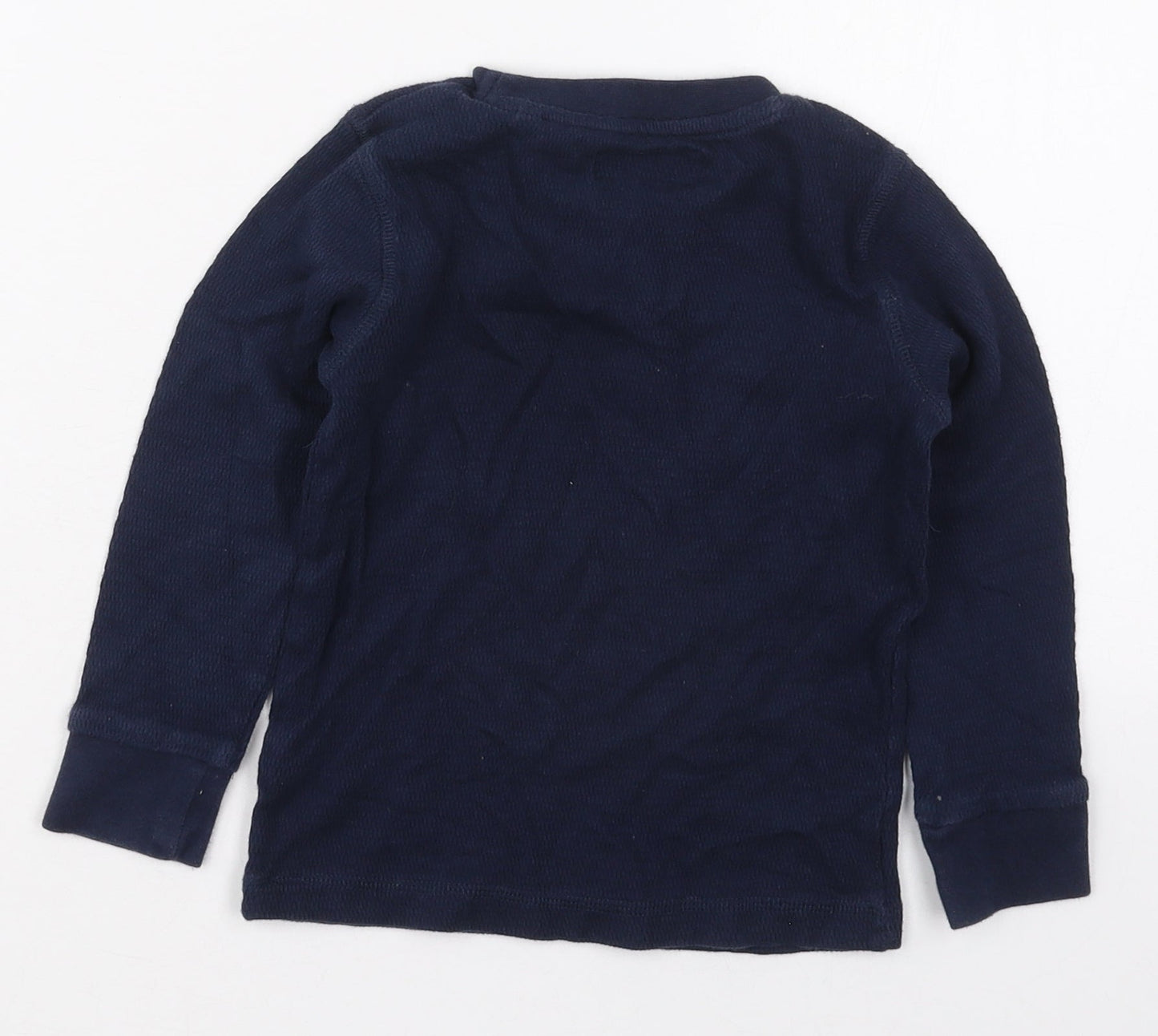 NEXT Boys Blue  Cotton Pullover Sweatshirt Size 3 Years  Pullover