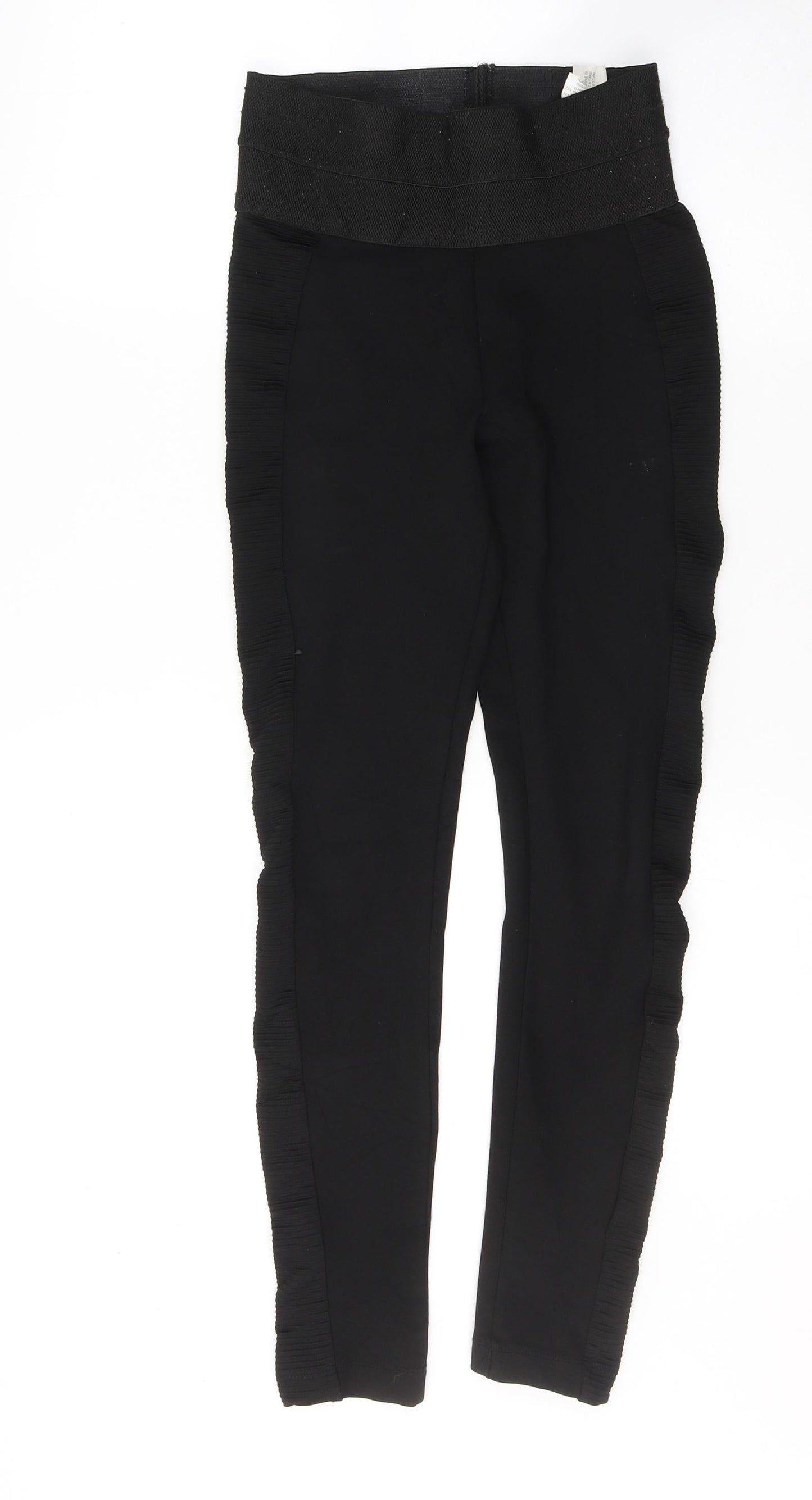 Zara Womens Black  Polyester Jegging Leggings Size XS L26 in