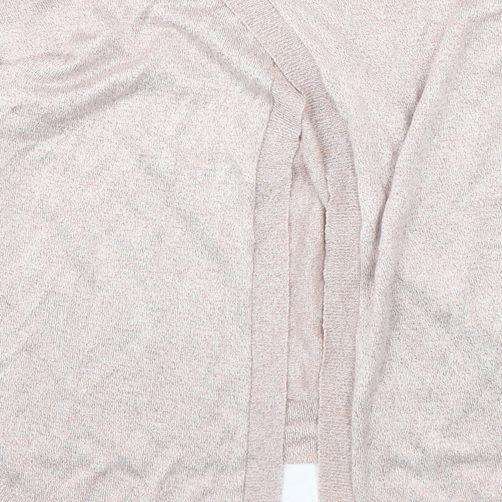River Island  Womens Pink V-Neck  Viscose Pullover Jumper Size 6