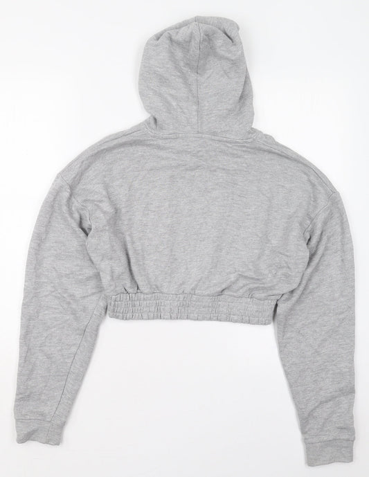 Pink Vanilla Womens Grey  Cotton Pullover Hoodie Size S  Pullover - Kindness