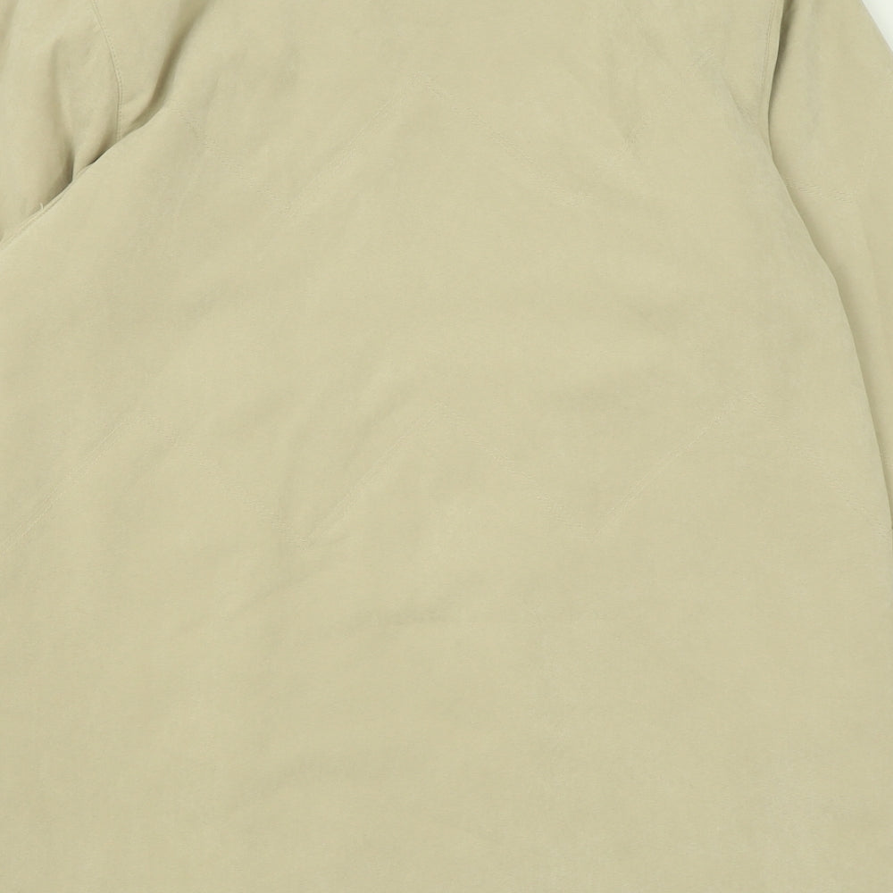 bonmarch Mens Beige   Jacket Coat Size S  Zip
