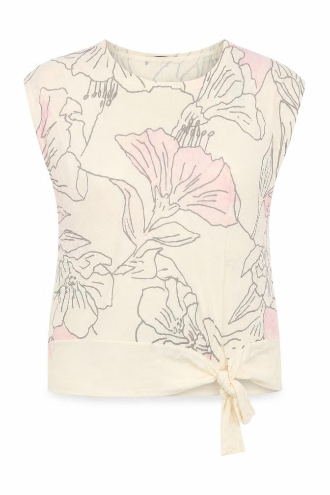 Marks and Spencer Womens Multicoloured Round Neck Floral Acrylic Vest Jumper Size 16