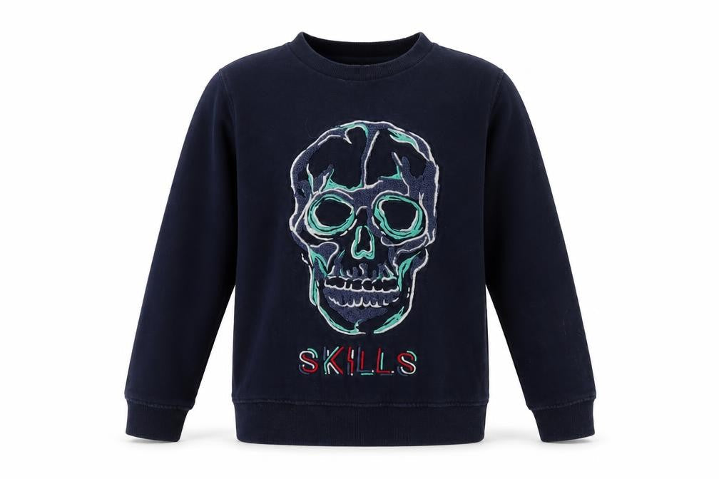 NEXT Boys Blue  Cotton Pullover Sweatshirt Size 6 Years