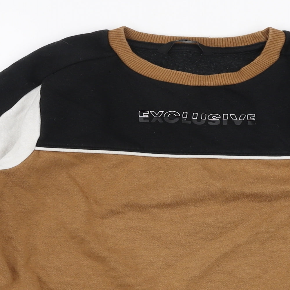 George Boys Multicoloured  Cotton Pullover Sweatshirt Size 8-9 Years  Pullover - Exclusive