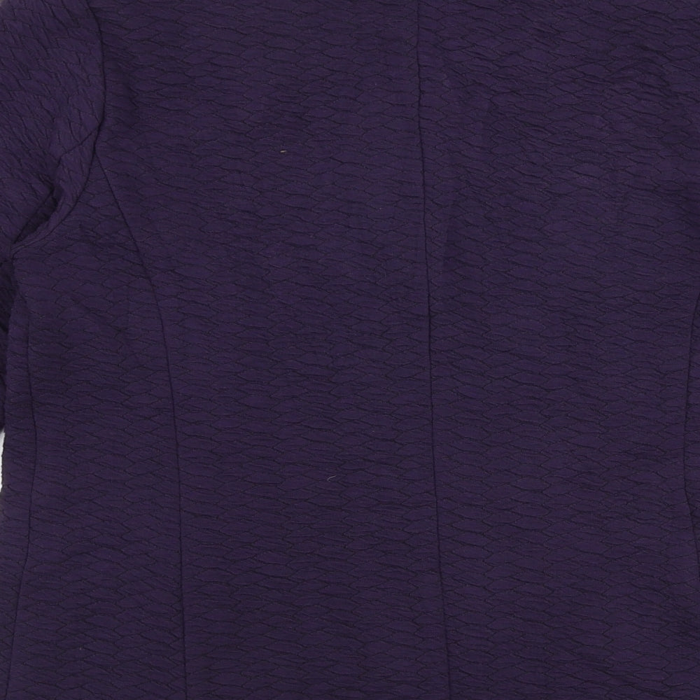 ERFO Womens Purple   Jacket Blazer Size 8  Button