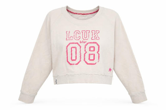 Womens UK 14 Regular Lee Cooper Ivory Pullover Tight-Knit