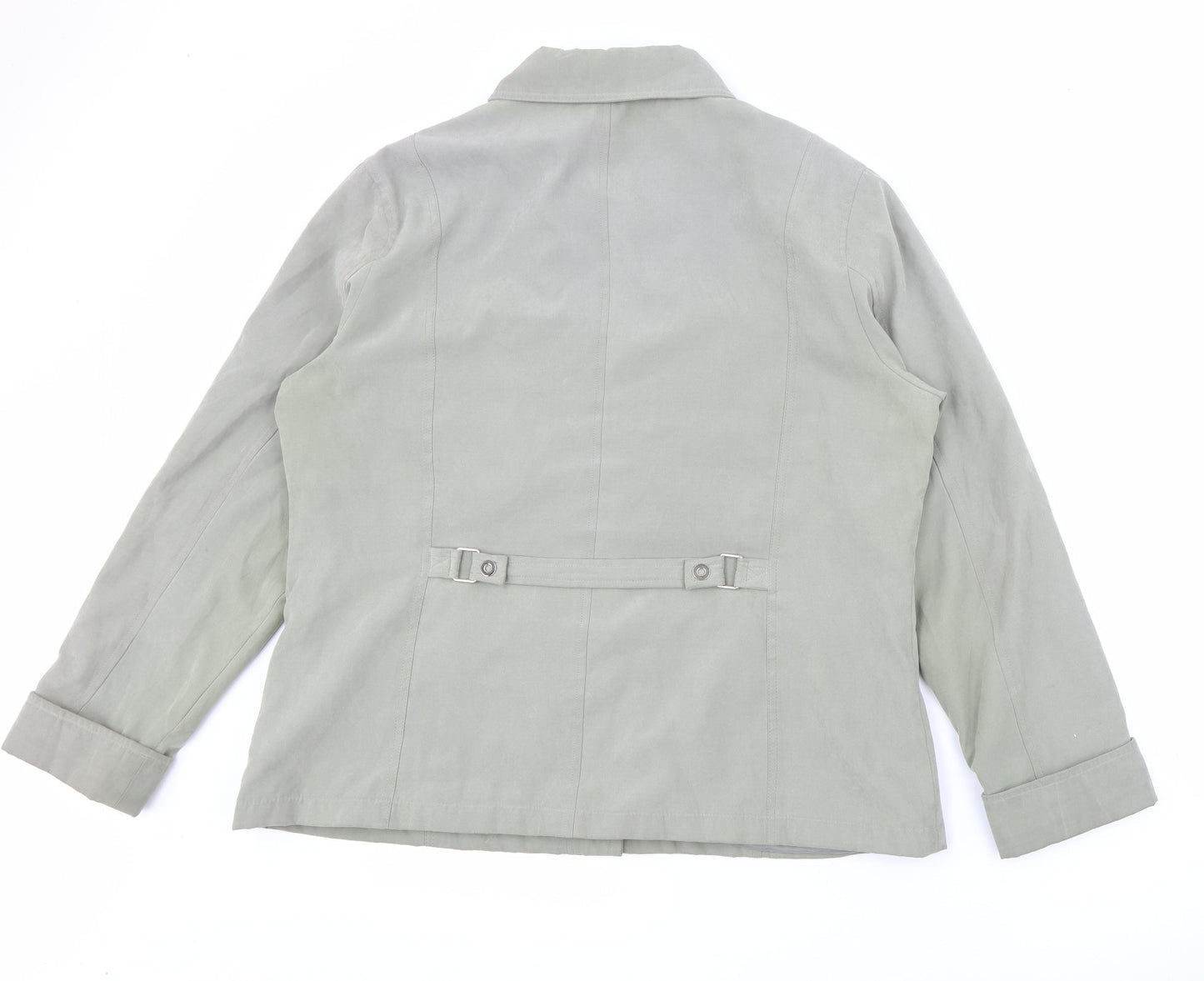 Finesse Womens Green   Jacket  Size 18  Snap