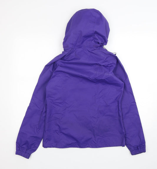 Hi Gear Womens Purple   Rain Coat Coat Size 8  Zip