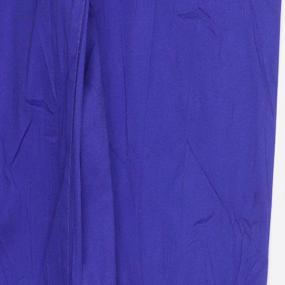 H&M Womens Blue  Cotton Jegging Jeans Size 8 L30 in Regular Zip