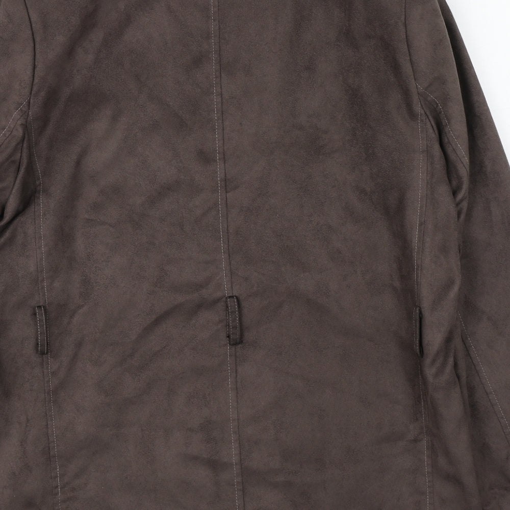 Bonmarché Womens Grey   Jacket Coat Size S  Zip