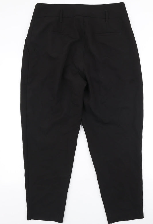 New Look Womens Black  Polyester Dress Pants Trousers Size 14 L27 in Regular Zip