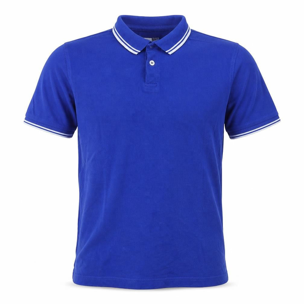 Cedarwood State Mens Blue Cotton Polo Size XS Collared Button