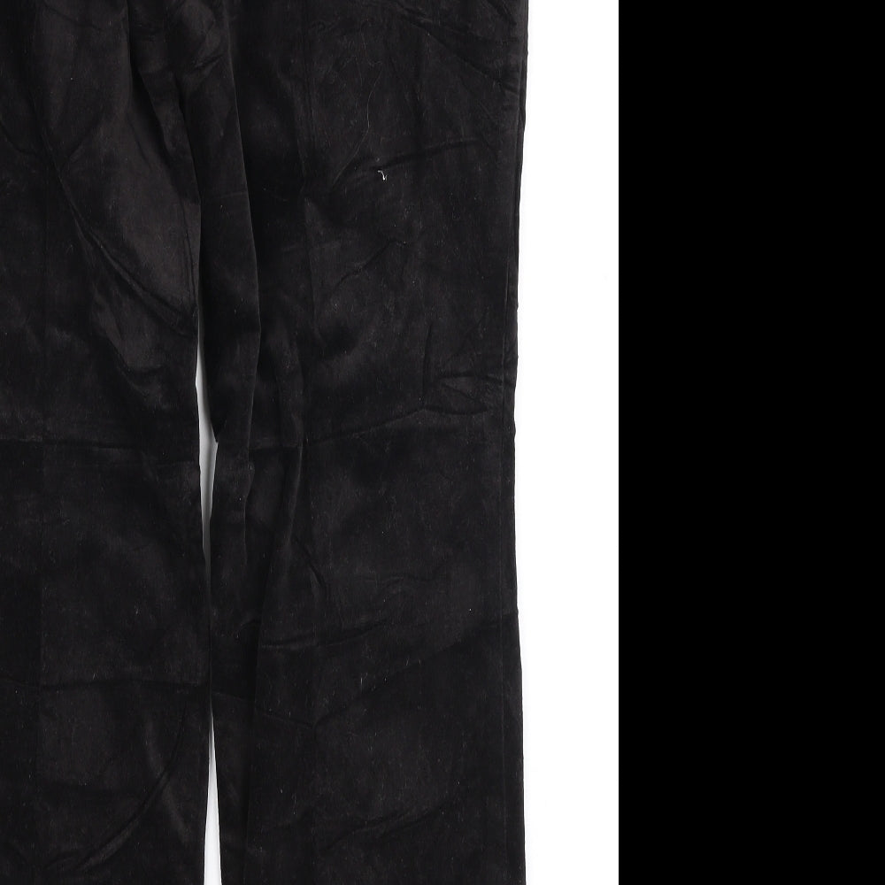 Hirsch Womens Brown  Cotton Trousers  Size 16 L30 in Regular Zip