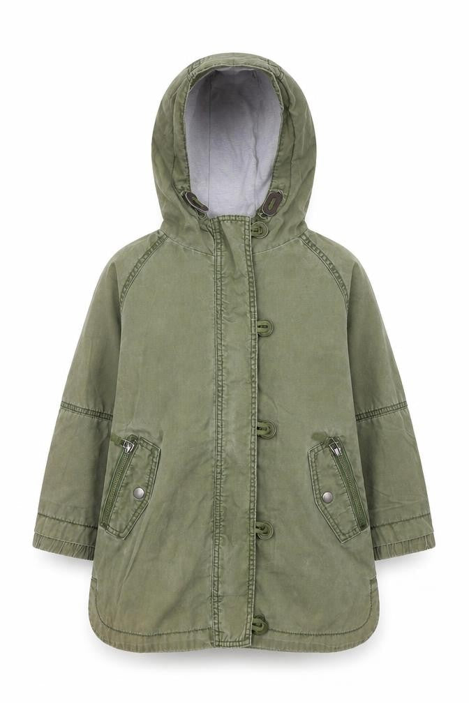 Next Girls Green   Track Jacket Coat Size 6 Years  Zip