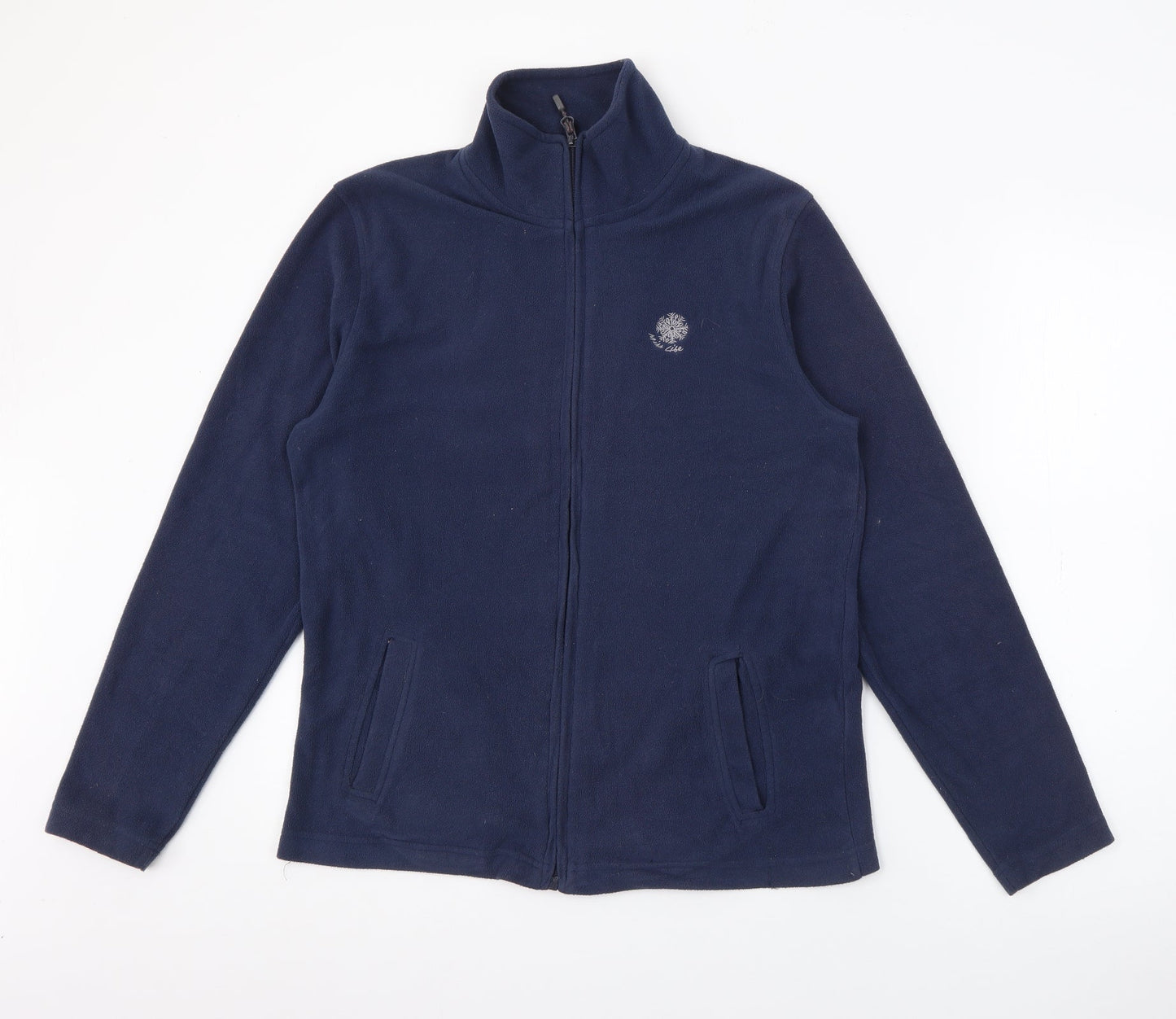 Miss Life Womens Blue   Jacket  Size L  Zip