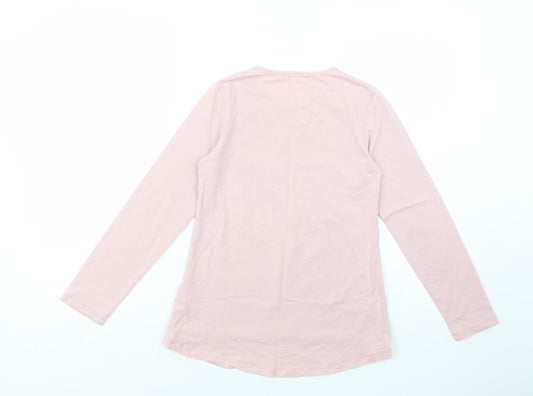 Love Gorgeous Girls Pink Cotton Pullover T-Shirt Size 11-12 Years Crew Neck Pullover - Fashion Girls