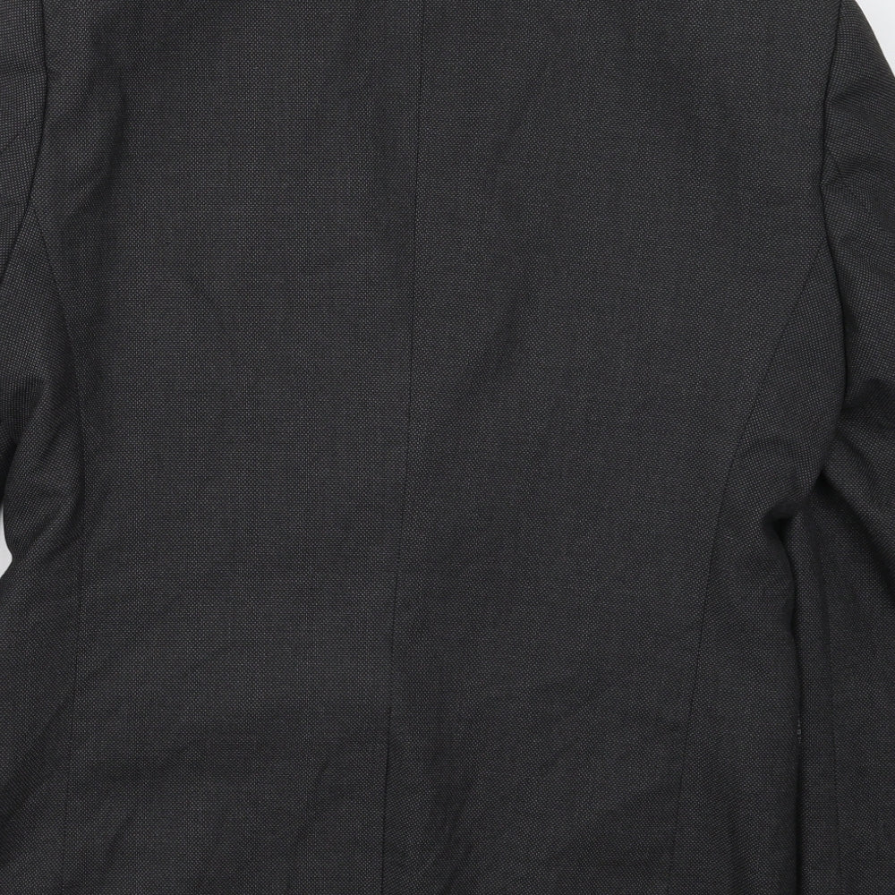 NEXT Mens Grey  Polyester Jacket Suit Jacket Size 40