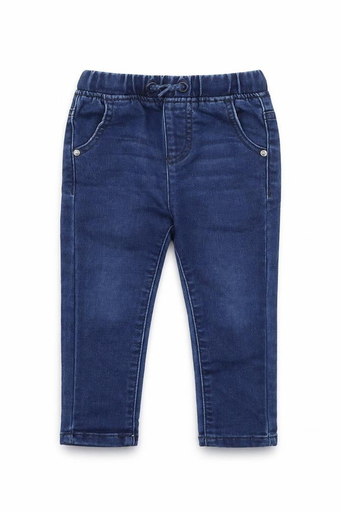 Dunnes Boys Blue  Cotton Capri Jeans Size 9 Months  Pullover