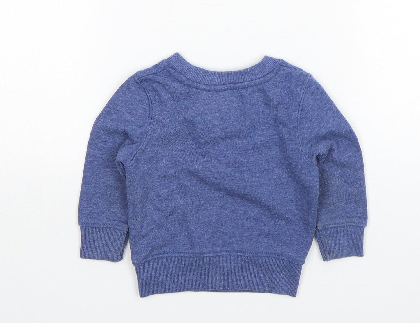 Rebel Boys Black  Polyester Pullover Jumper Size 9-12 Months  Pullover