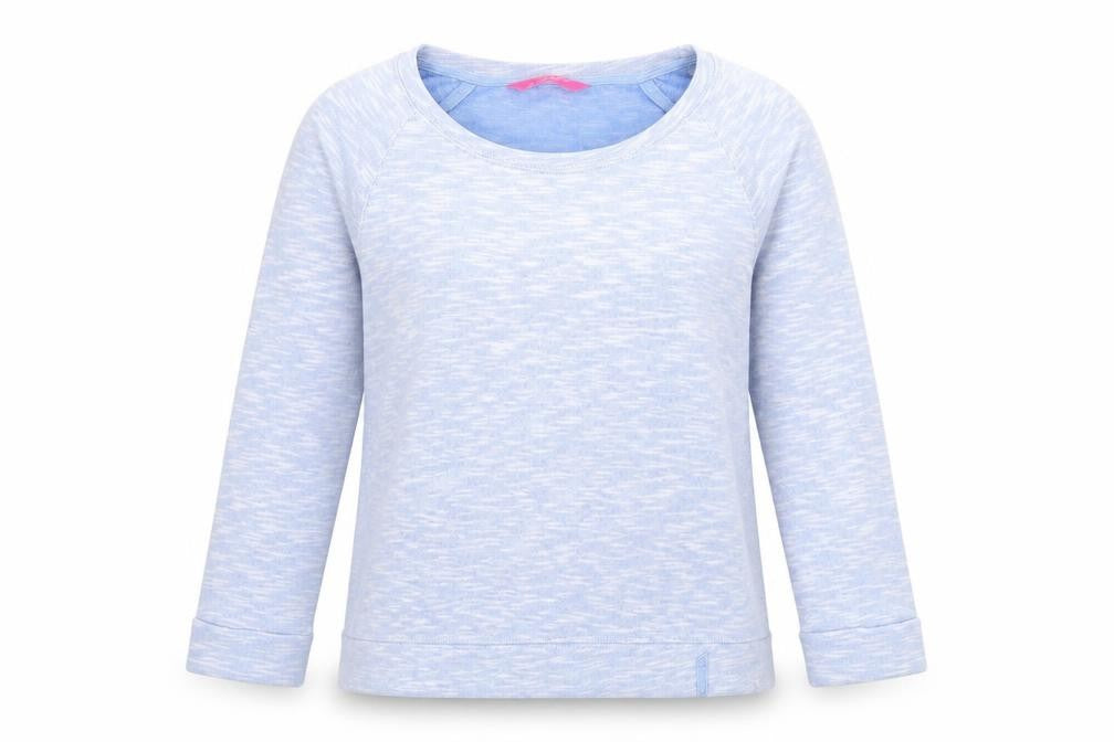 Marks and Spencer Womens Blue Round Neck  Polyester Pullover Jumper Size 8