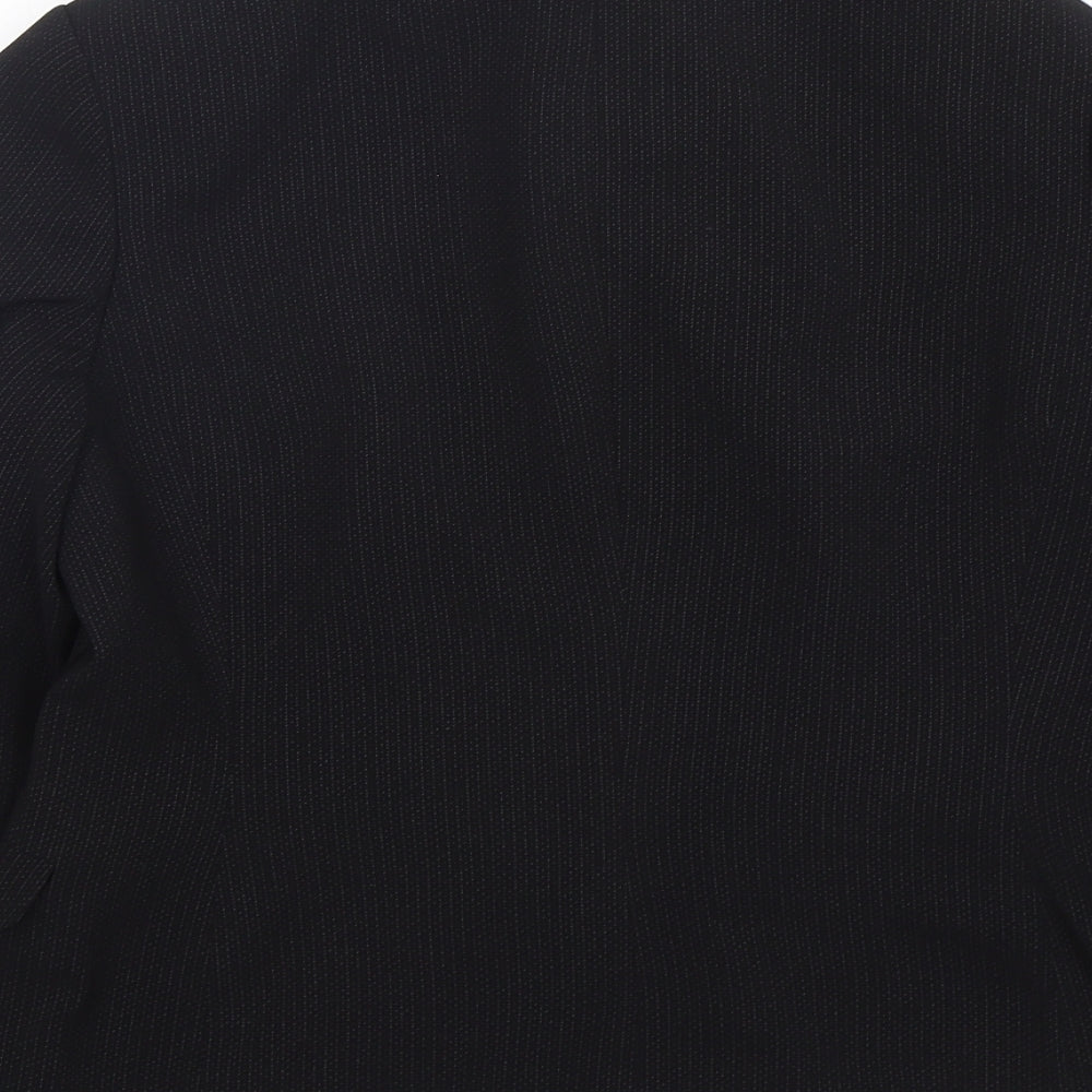 NEXT Womens Black Polka Dot  Jacket Blazer Size 10  Button
