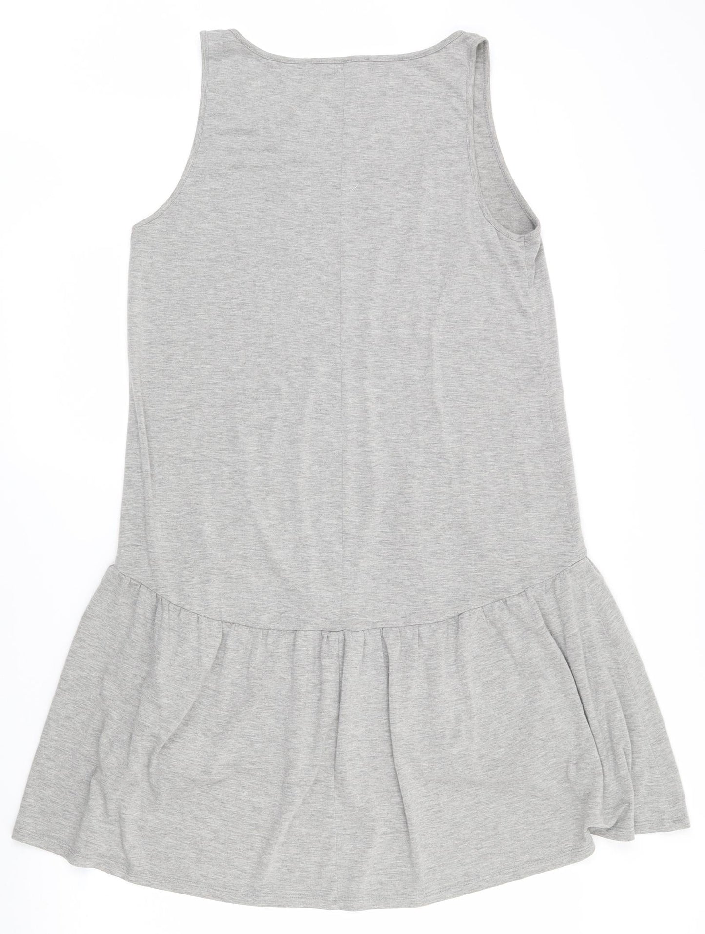 Atmosphere Womens Grey  Viscose Trapeze & Swing  Size 12  Scoop Neck Pullover