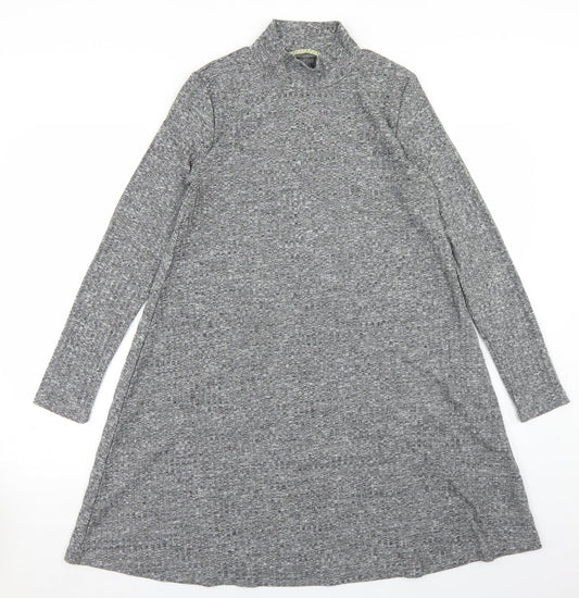 Innocence Womens Grey  Polyester Trapeze & Swing  Size 12  Mock Neck