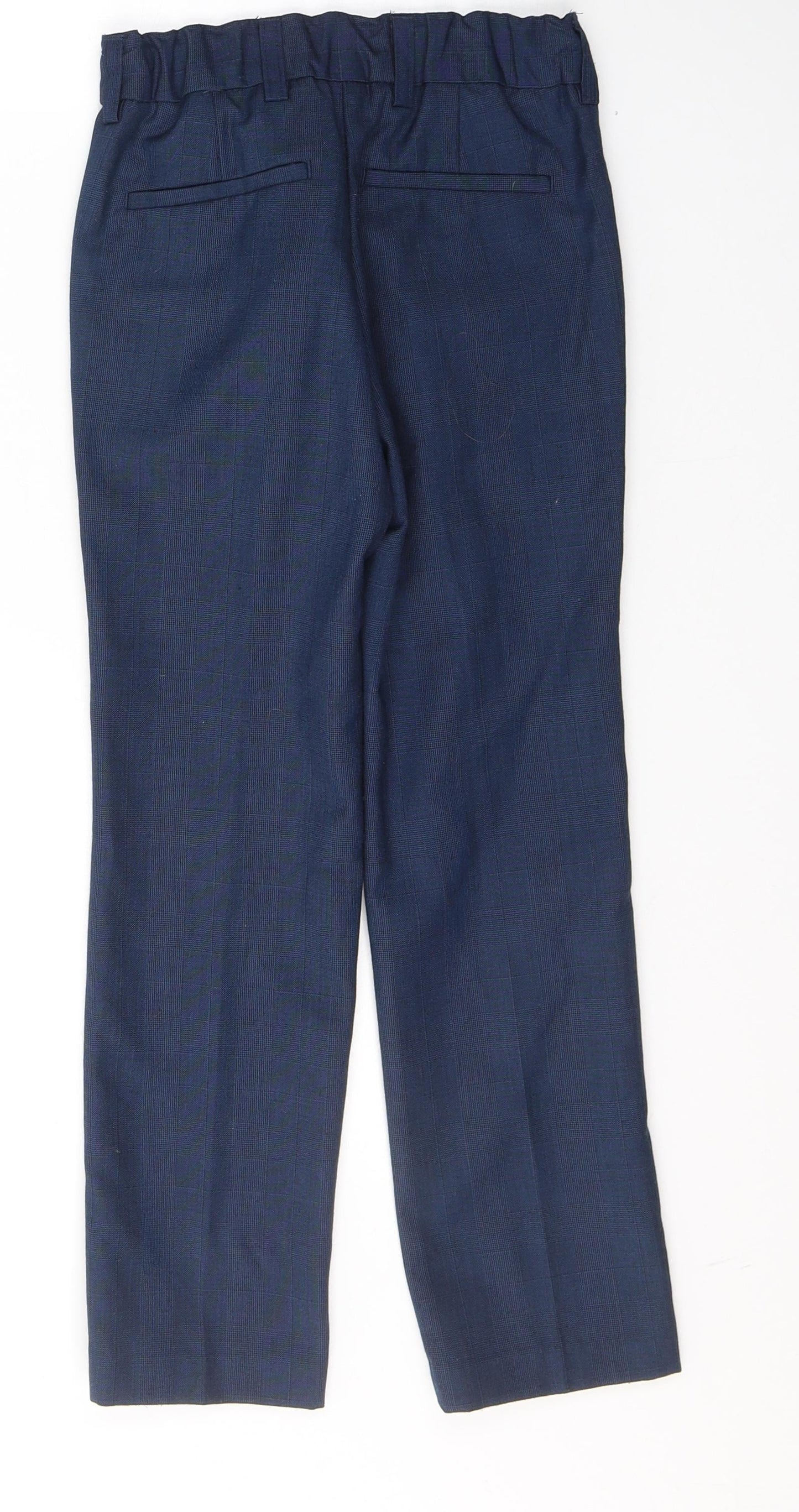 NEXT Boys Blue  Polyester Capri Trousers Size 8 Years  Regular Button