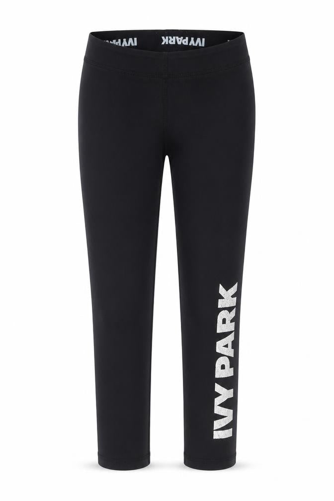 IVY PARK Womens Black  Cotton Pedal Pusher Leggings Size XS L27 in