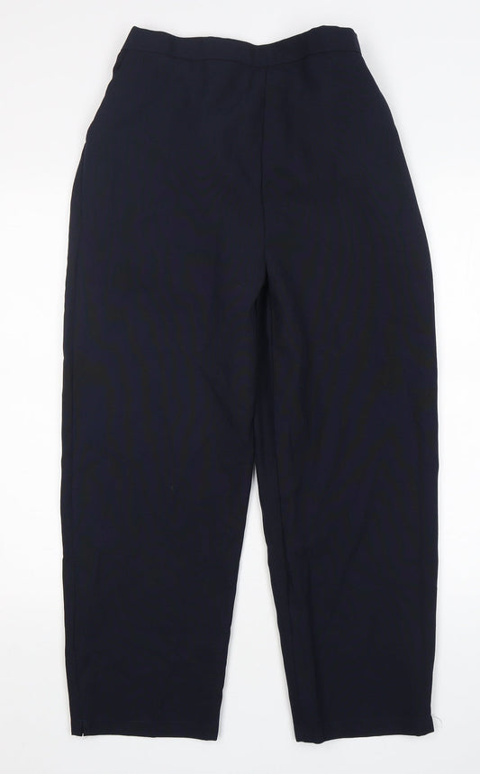 Preworn Womens Blue  Polyester Trousers  Size 16 L26 in Regular