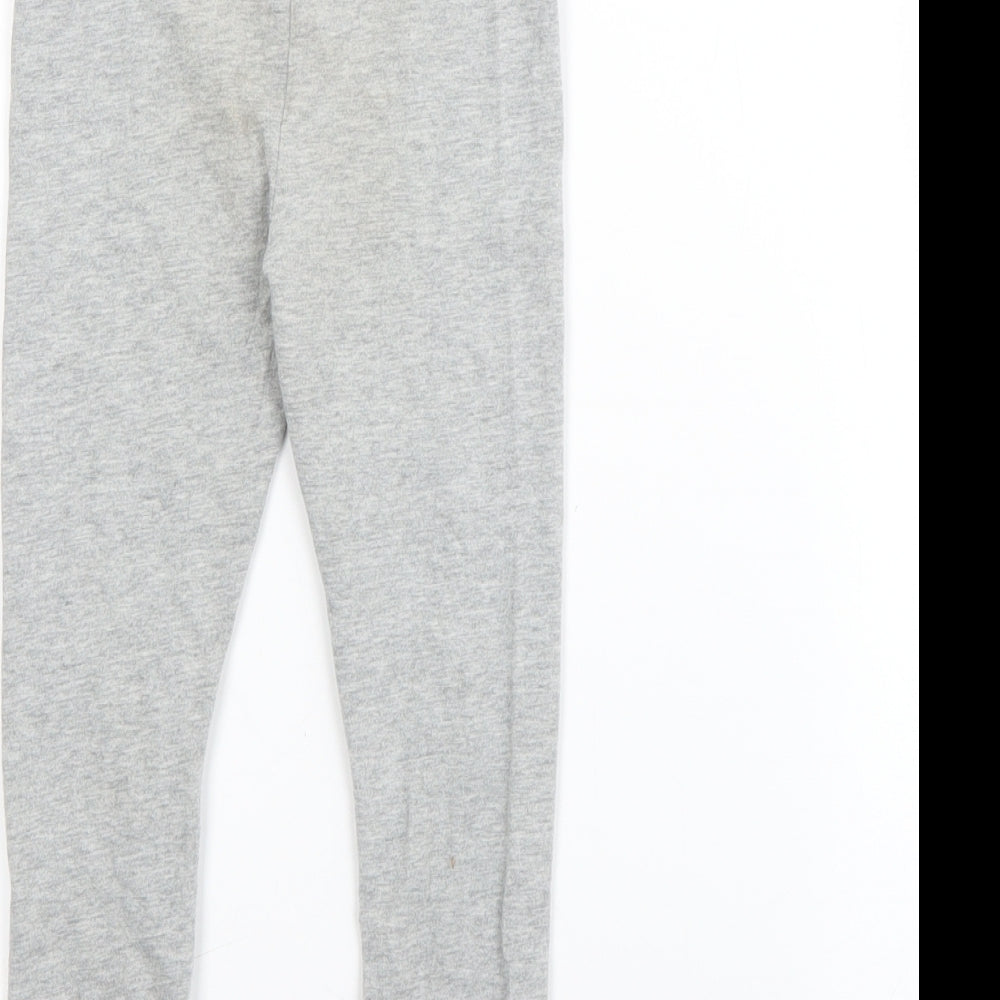 Gap Girls Grey  Cotton Pedal Pusher Trousers Size 3 Years  Regular