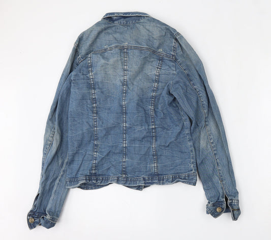 Dorothy Perkins Womens Blue   Jacket  Size 12  Button