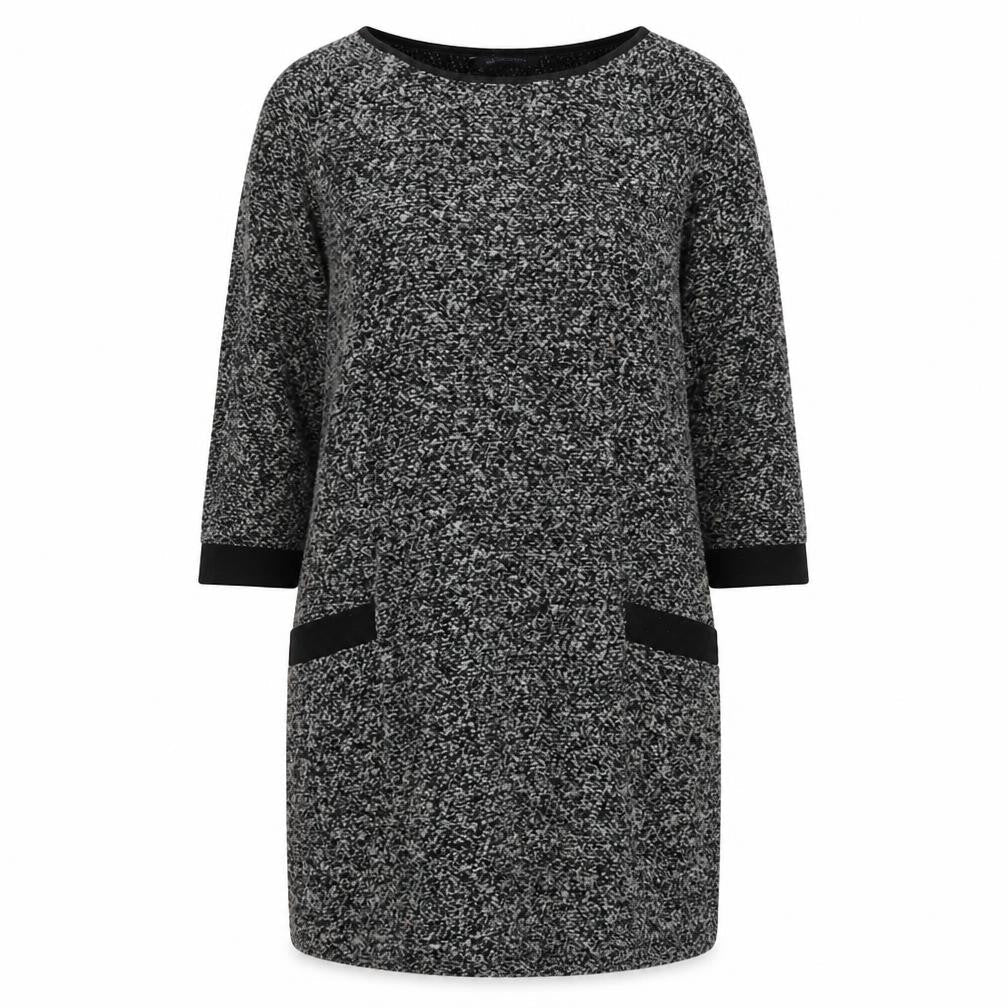 Marks and Spencer Womens Grey Round Neck  Polyester Pullover Jumper Size 12