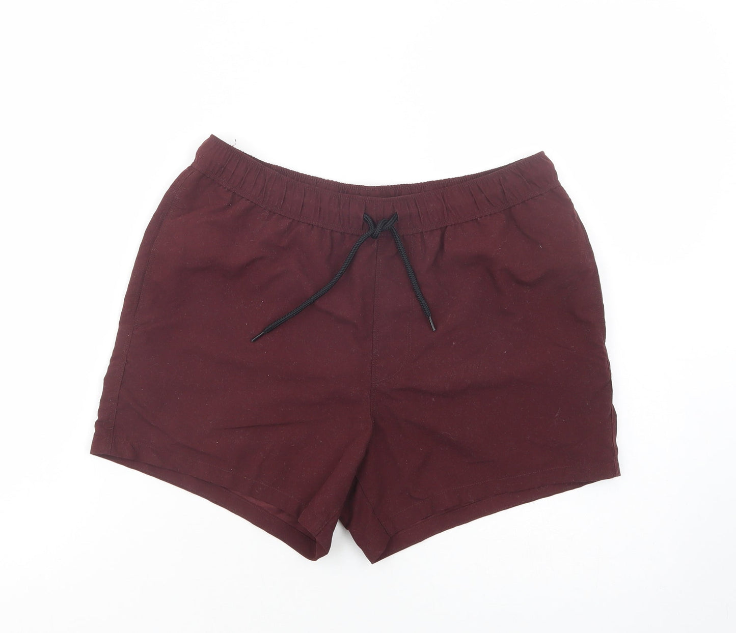ASOS Womens Purple  Polyester Bermuda Shorts Size S L3 in Regular Drawstring