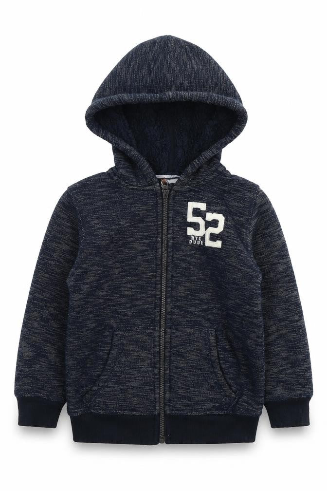 Palomino Boys Blue  Cotton Full Zip Hoodie Size 6 Years  Zip