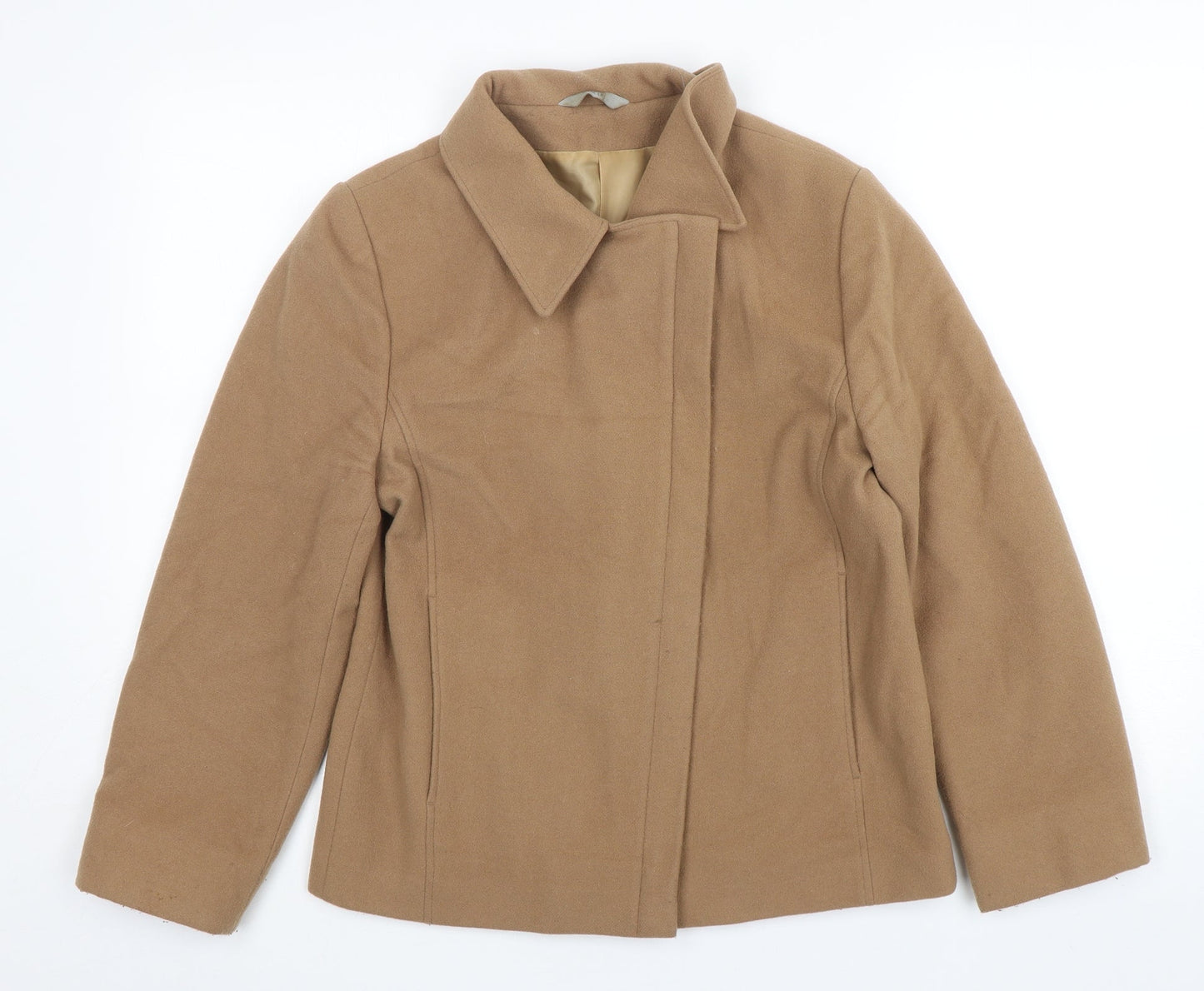 Marks and Spencer Womens Brown   Jacket  Size 12  Button