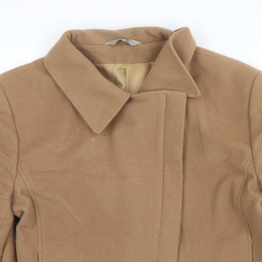 Marks and Spencer Womens Brown   Jacket  Size 12  Button