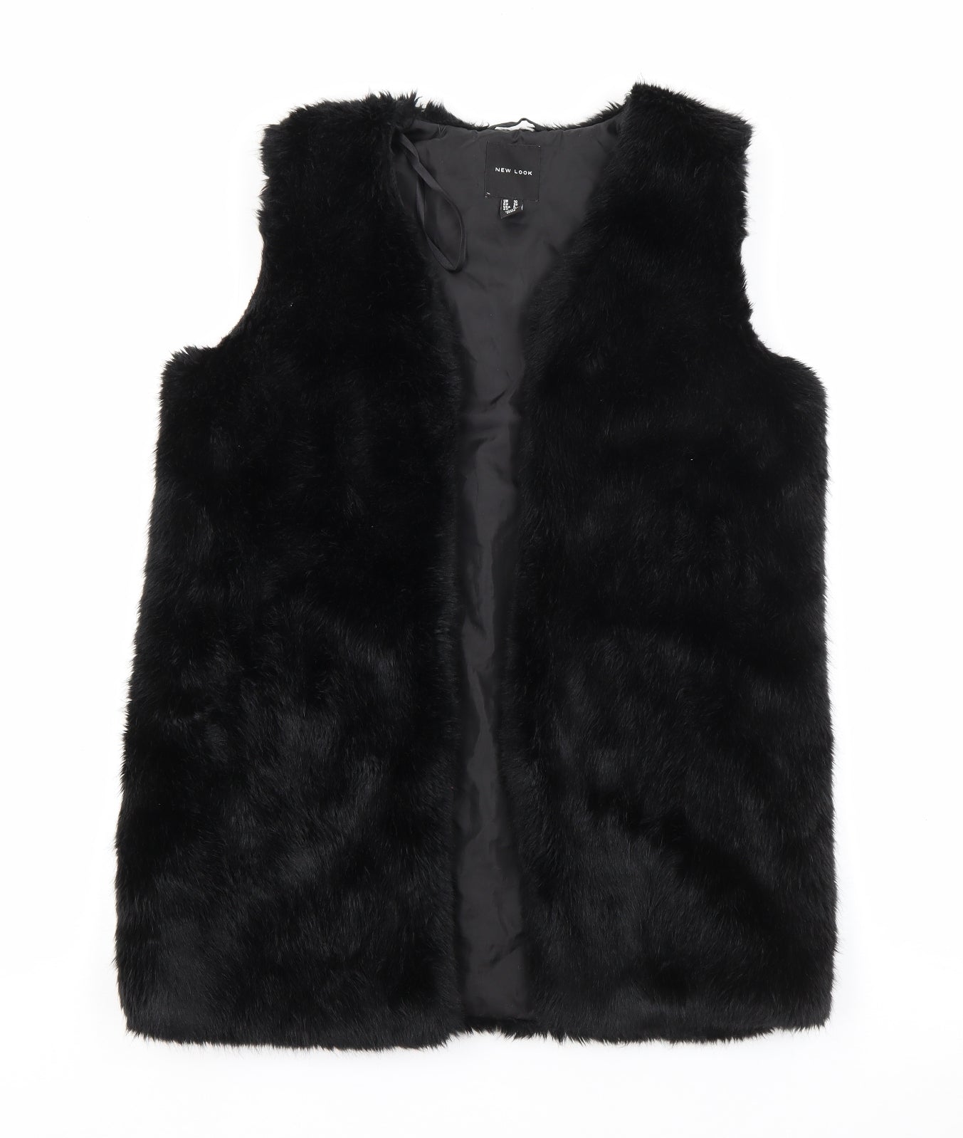 New Look Womens Black   Gilet Jacket Size 10
